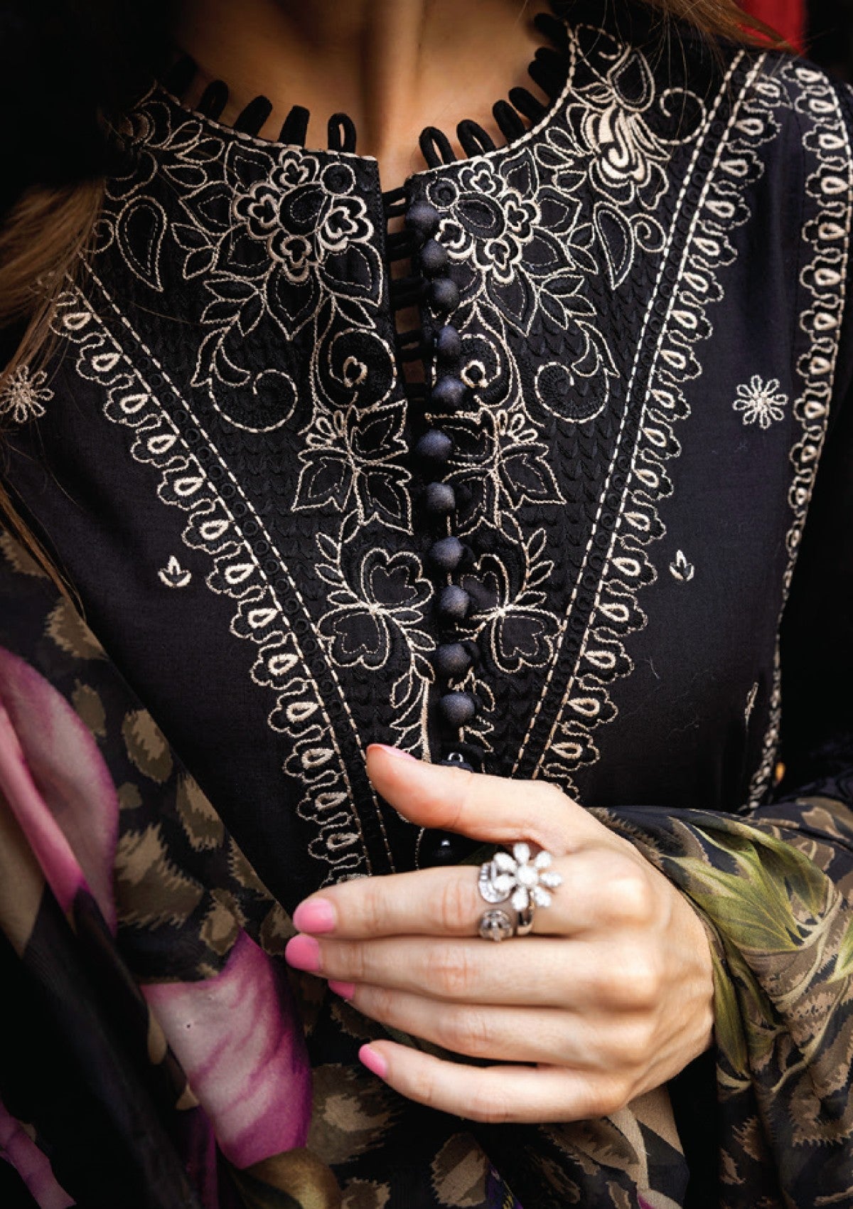 Lawn - Zarqash - Luxury Unstitched - ZQLU25#01
