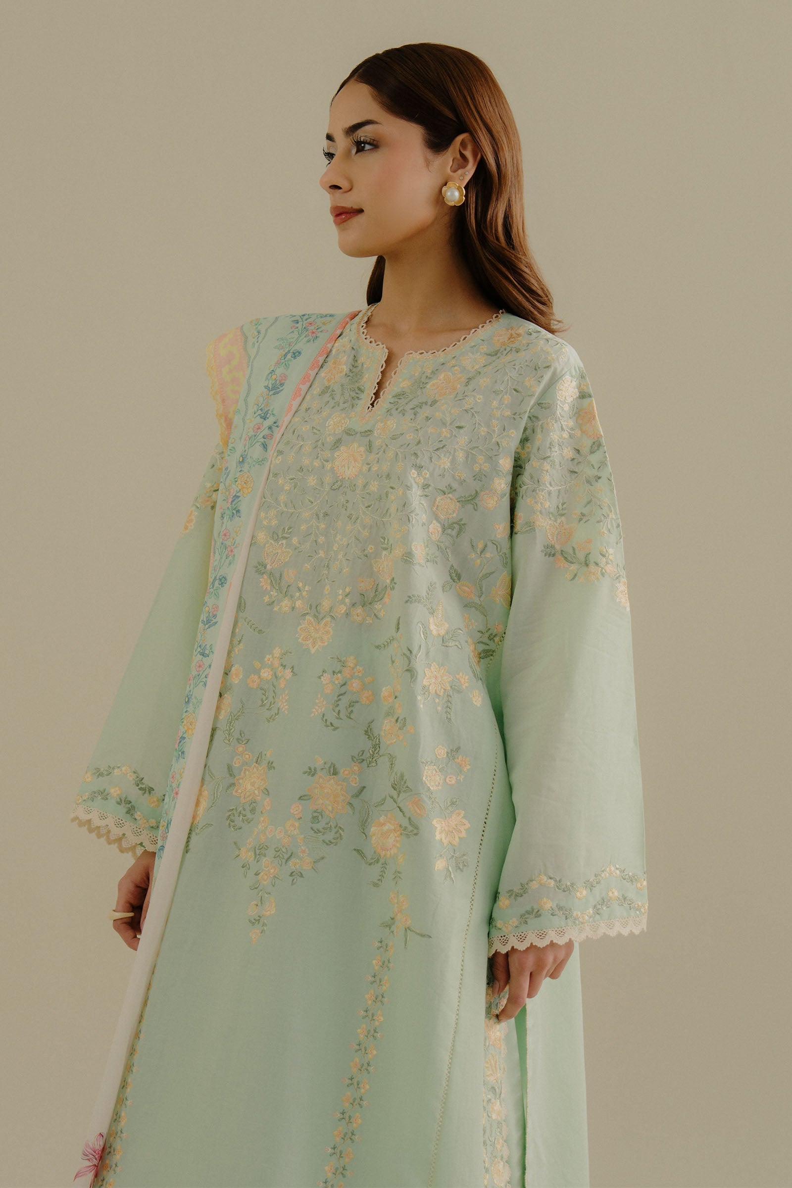 Zara Shahjahan | Coco Lawn 25 | Velin-7A - Official Zara Sahjahan stockist in UK - Sakeena London