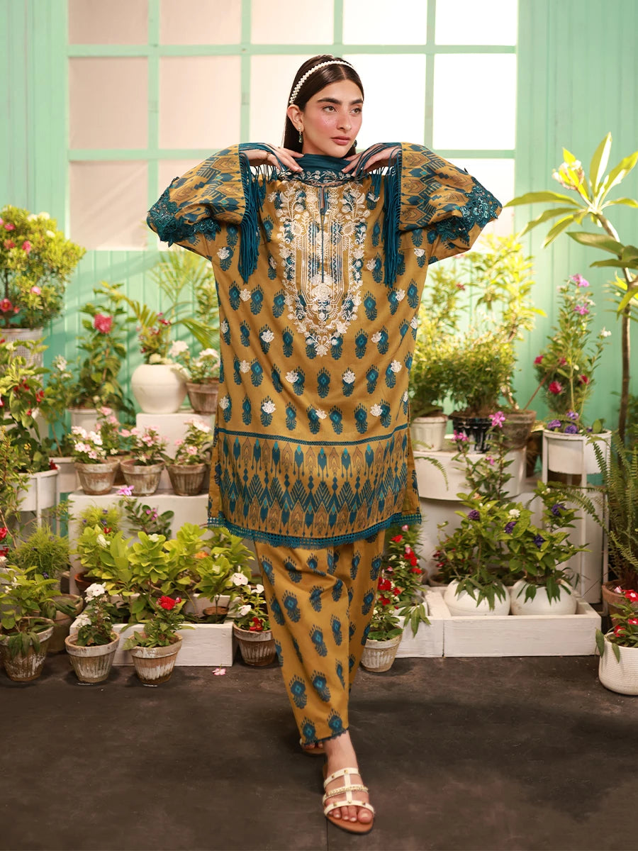 Salitex | Izel Lawn 24 | RADIANCE - LUXURY LAWN EMBROIDERED SUIT - Official Salitex stockist in UK - Sakeena London