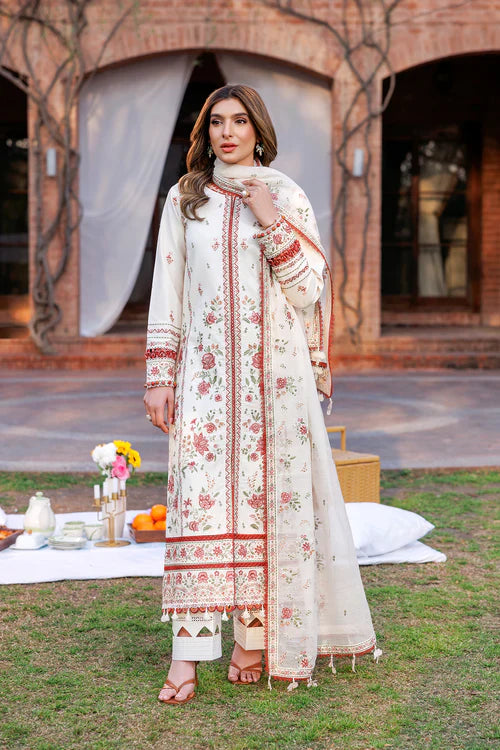 Farasha | Kaavish Lawn 24 | SURREAL WHITE - Official Farasha stockist in UK - Sakeena London