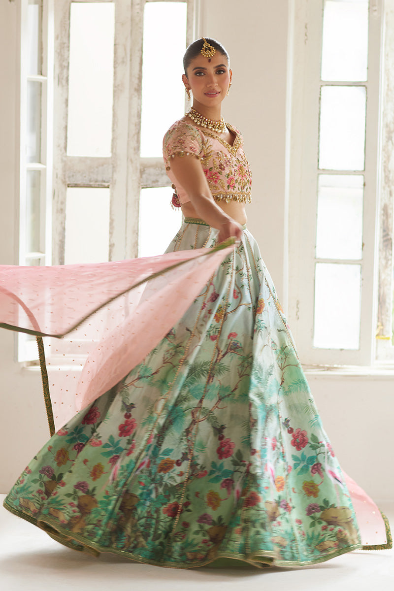 Mina Hassan | Formal Dholki Collection | Fayruz - Official Mina Hassan stockist in UK - Sakeena London
