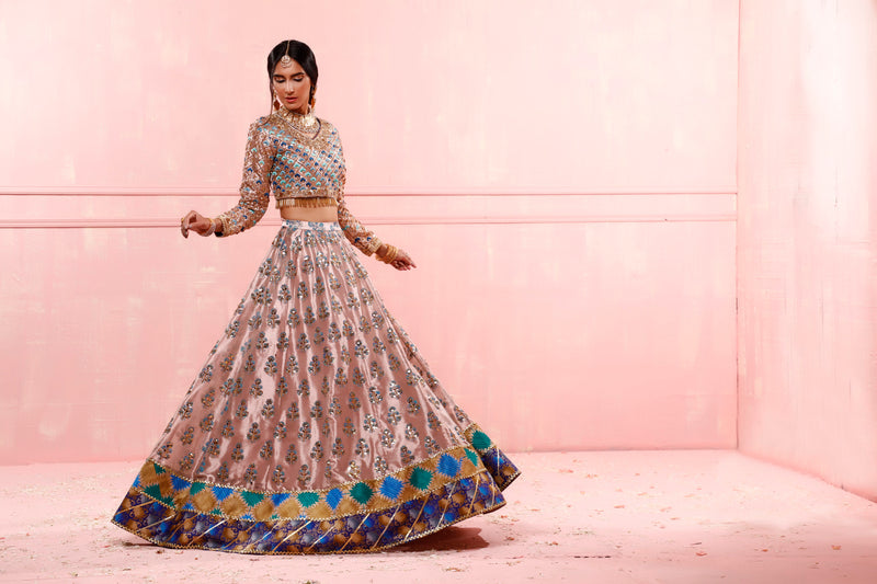 Wahajmkhan | Festive Fiesta Formals | MID NIGHT SKY - Official Wahaj M.Khan stockist in UK - Sakeena London