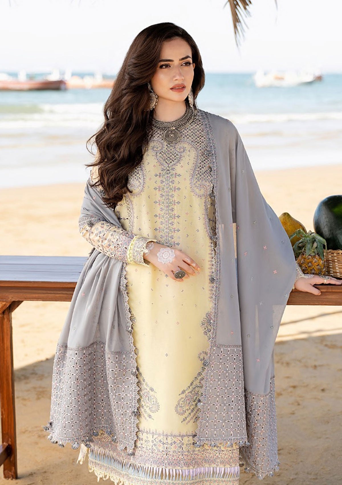 Lawn Collection - Jazmin - Shahkaar - Eid Festive - D#4 | Zareen