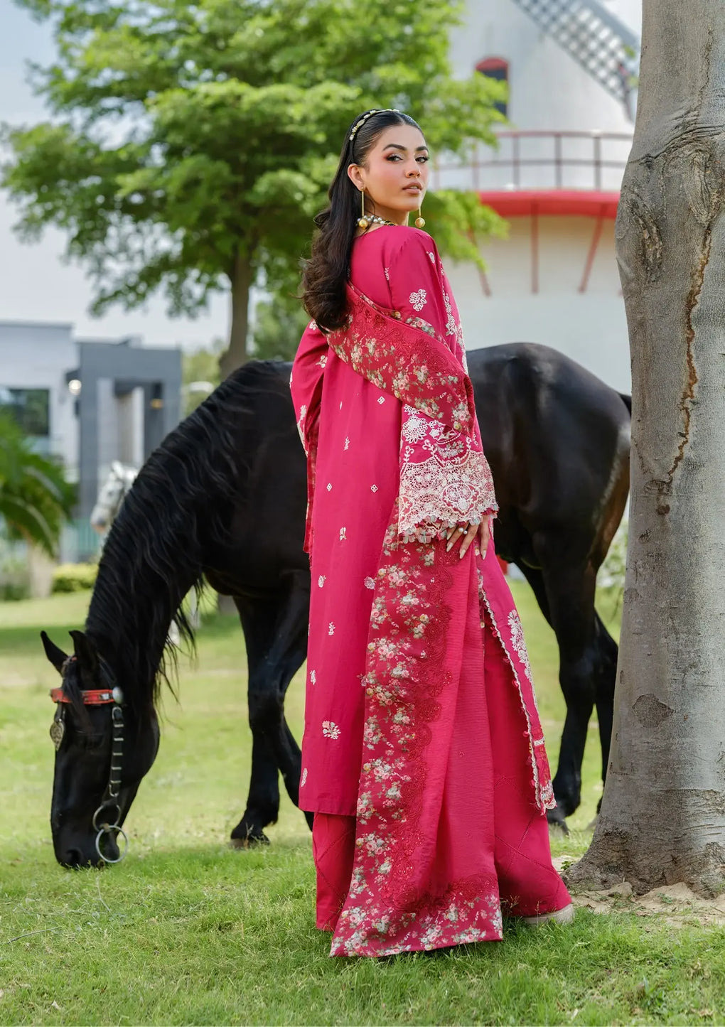 Elaf Premium | Luxury Lawn 25 | ELH-6B JULIET - Official Elaf Premium stockist in UK - Sakeena London
