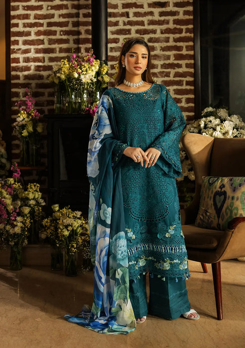 Kahf Premium | Luxury Lawn 25 | KLR-06 Whimsy - Official Kahf Premium stockist in UK - Sakeena London
