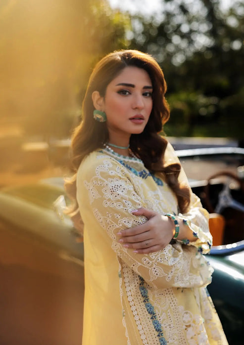 Kahf Premium | Luxury Lawn 25 | KLR-03 Sasha - Official Kahf Premium stockist in UK - Sakeena London
