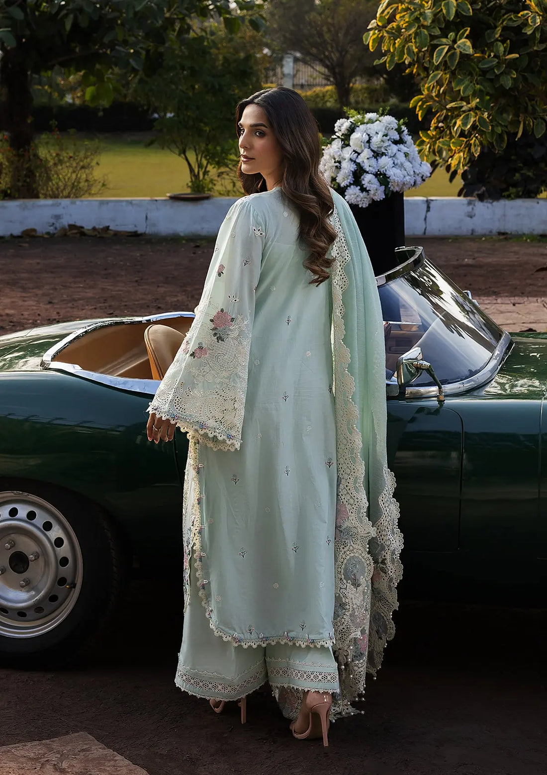 Kahf Premium | Luxury Lawn 25 | KLR-2B Garnet - Official Kahf Premium stockist in UK - Sakeena London