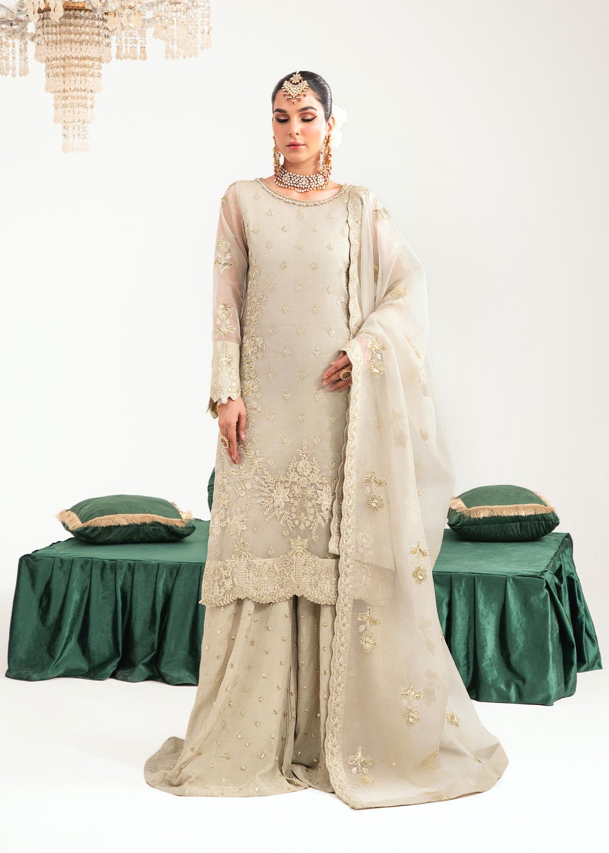 Dastoor | Sajni Luxury Eid Collection 24 | Nahal - Official Dastoor stockist in UK - Sakeena London
