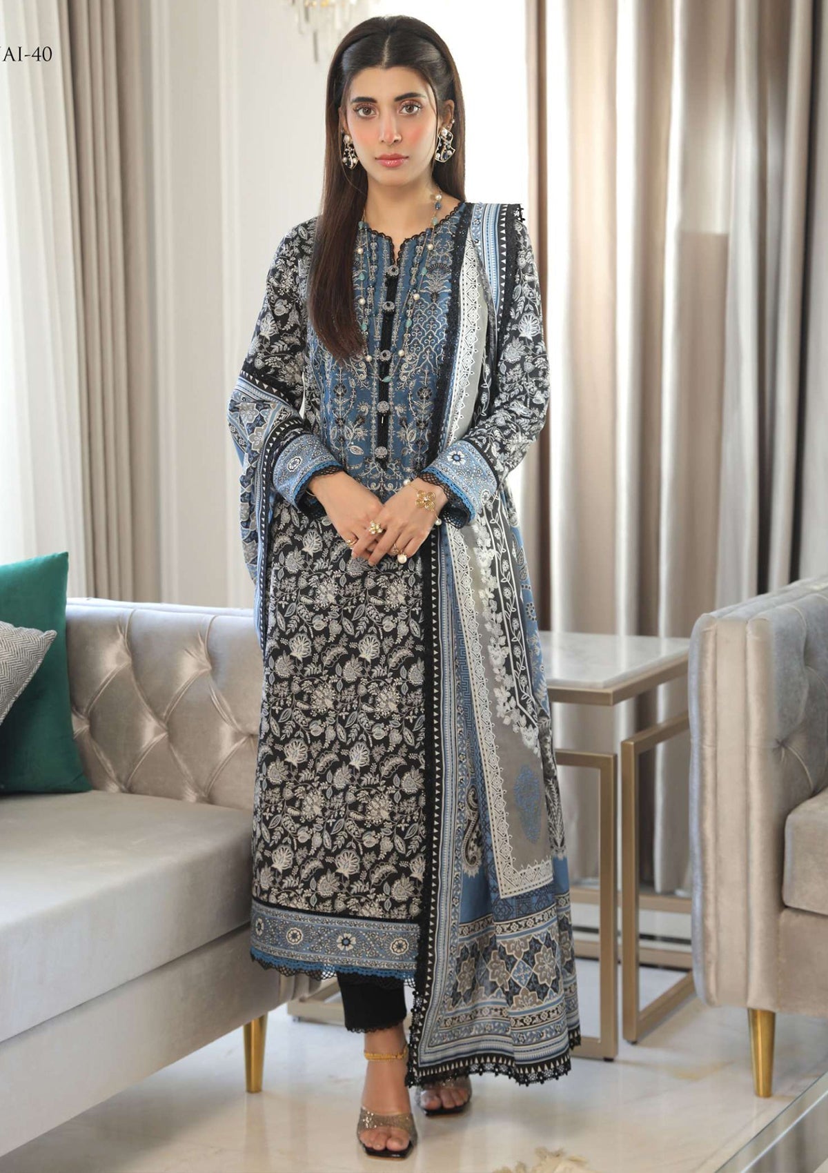 Lawn Collection - Asim Jofa - Aira - AJAI#40