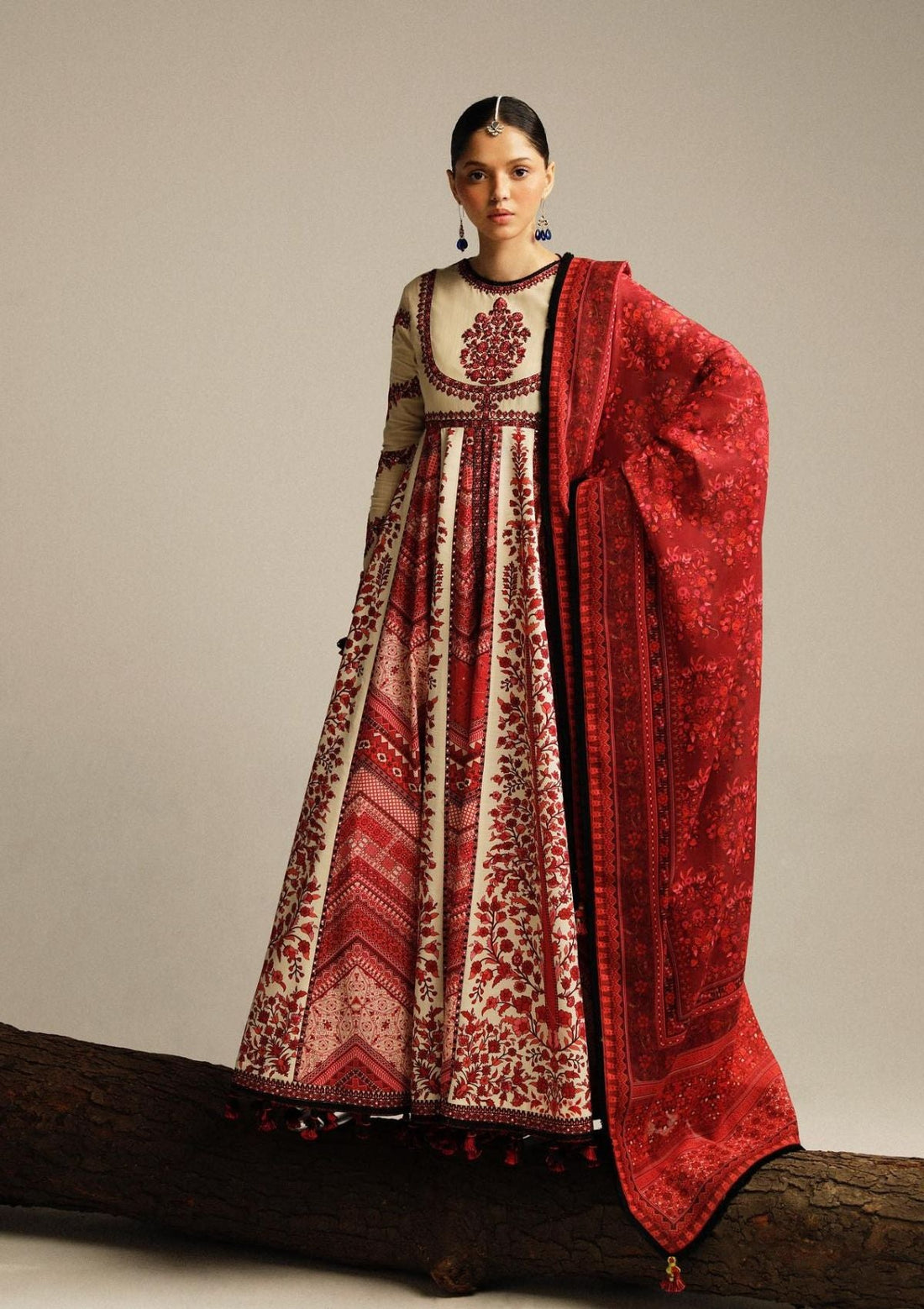 Winter Collection - Hussain Rehar - Khaddar Shawl - Opaline