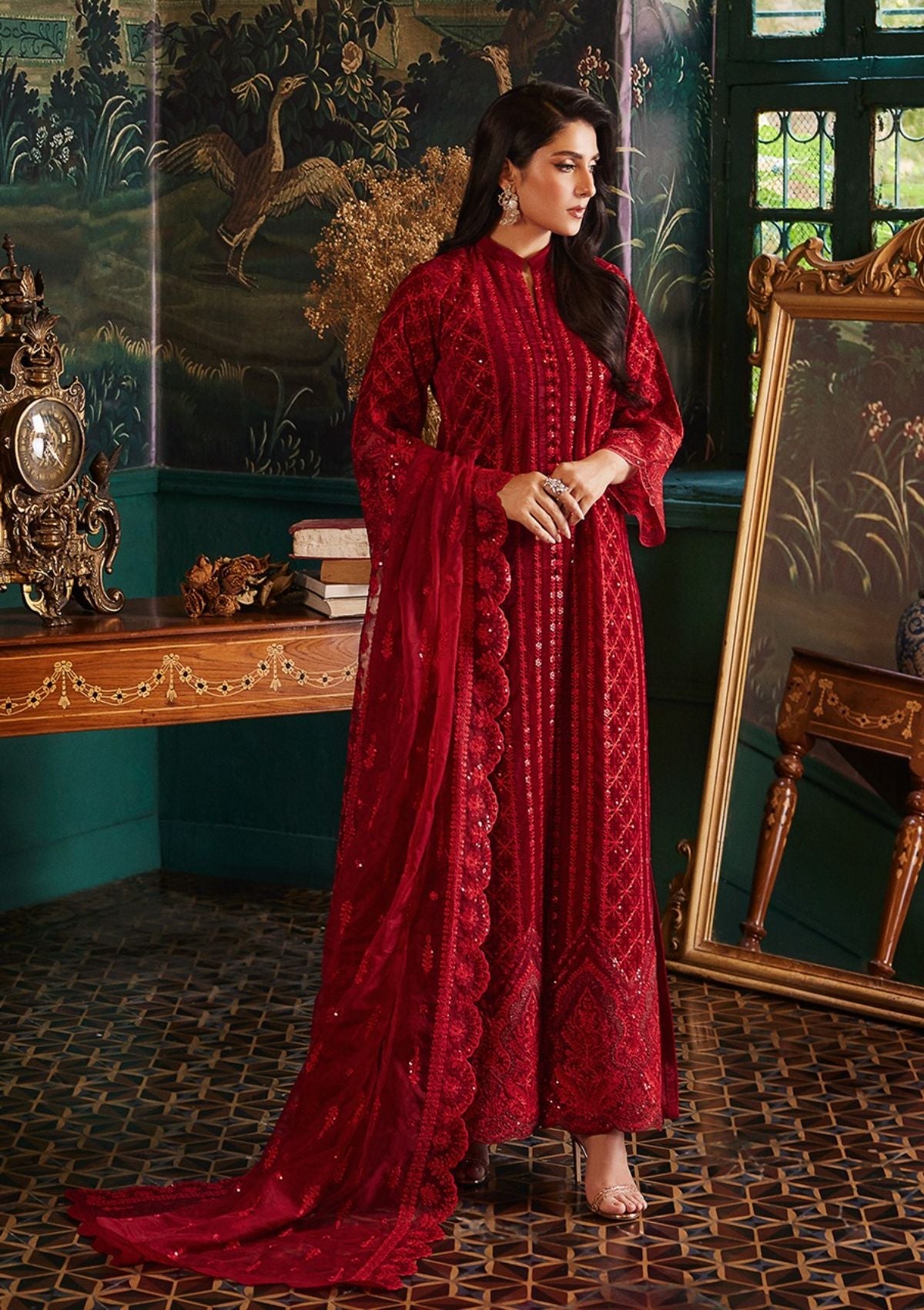 Winter Collection - Zainab Chottani - Velvet - ZCV23#05 - SURKH