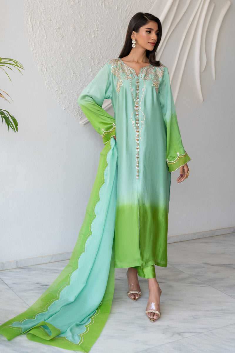 Chic Ophicial | Celenia Pret | Ombre Green - Official Chic Ophicial stockist in UK - Sakeena London