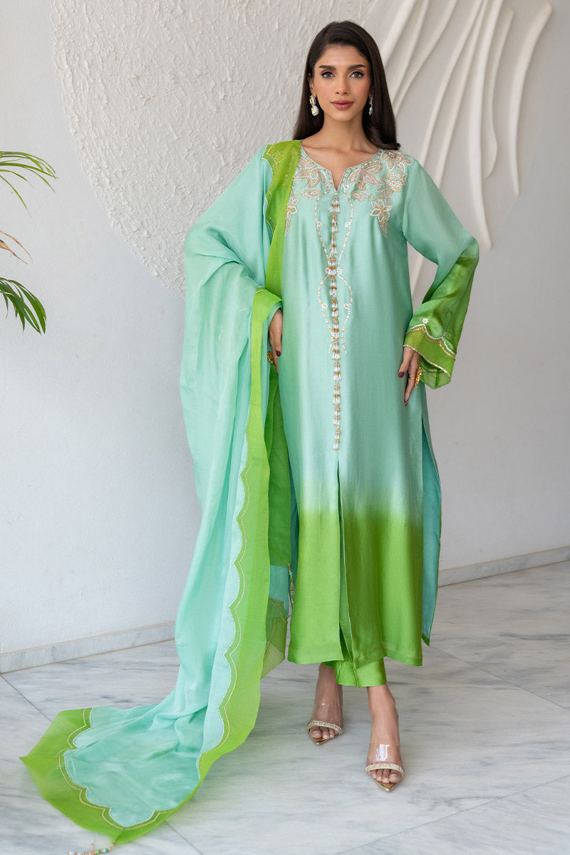Chic Ophicial | Celenia Pret | Ombre Green - Official Chic Ophicial stockist in UK - Sakeena London
