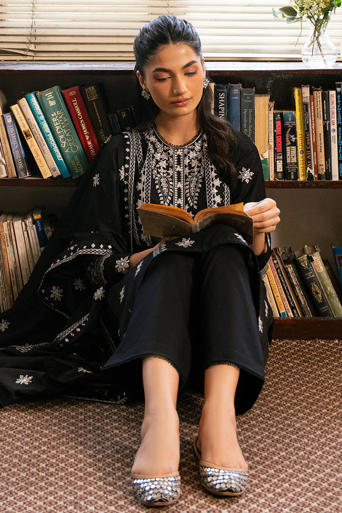 Cross Stitch | Mahiri Embroidered Lawn 24 | BLACK ORCHID - Official Cross Stitch stockist in UK - Sakeena London