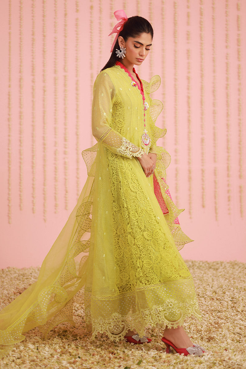Chic Ophicial | Ruffles Collection | Pear Green Kalidar - Official Chic Ophicial stockist in UK - Sakeena London