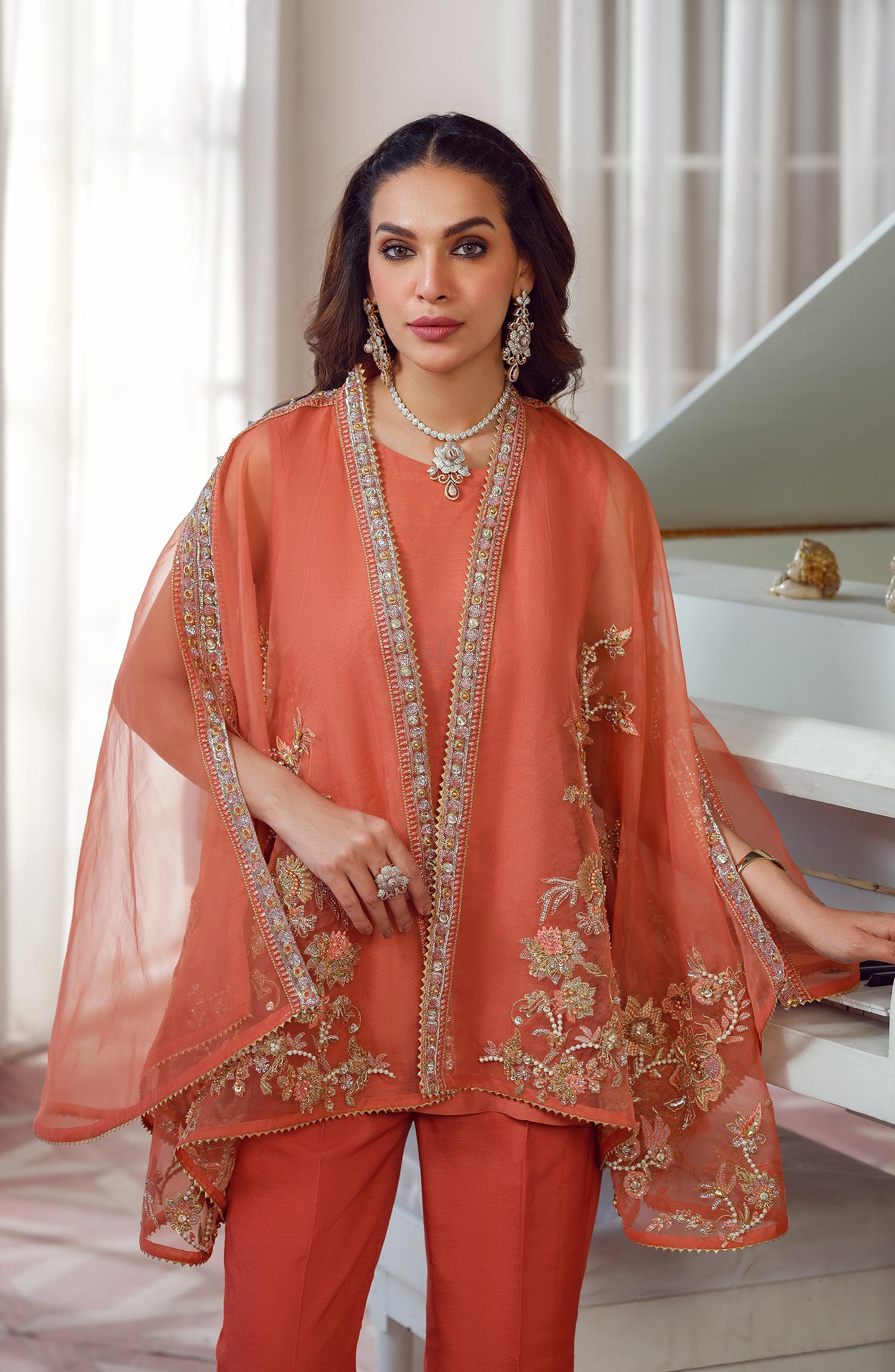 Mina Kashif | Luxury Pret | MK23-12-A/B - Official Mina Kashif stockist in UK - Sakeena London