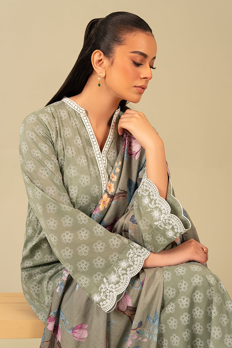 Cross Stitch | Daily Wear | BLOOMING SAGE - Official Cross Stitch stockist in UK - Sakeena London