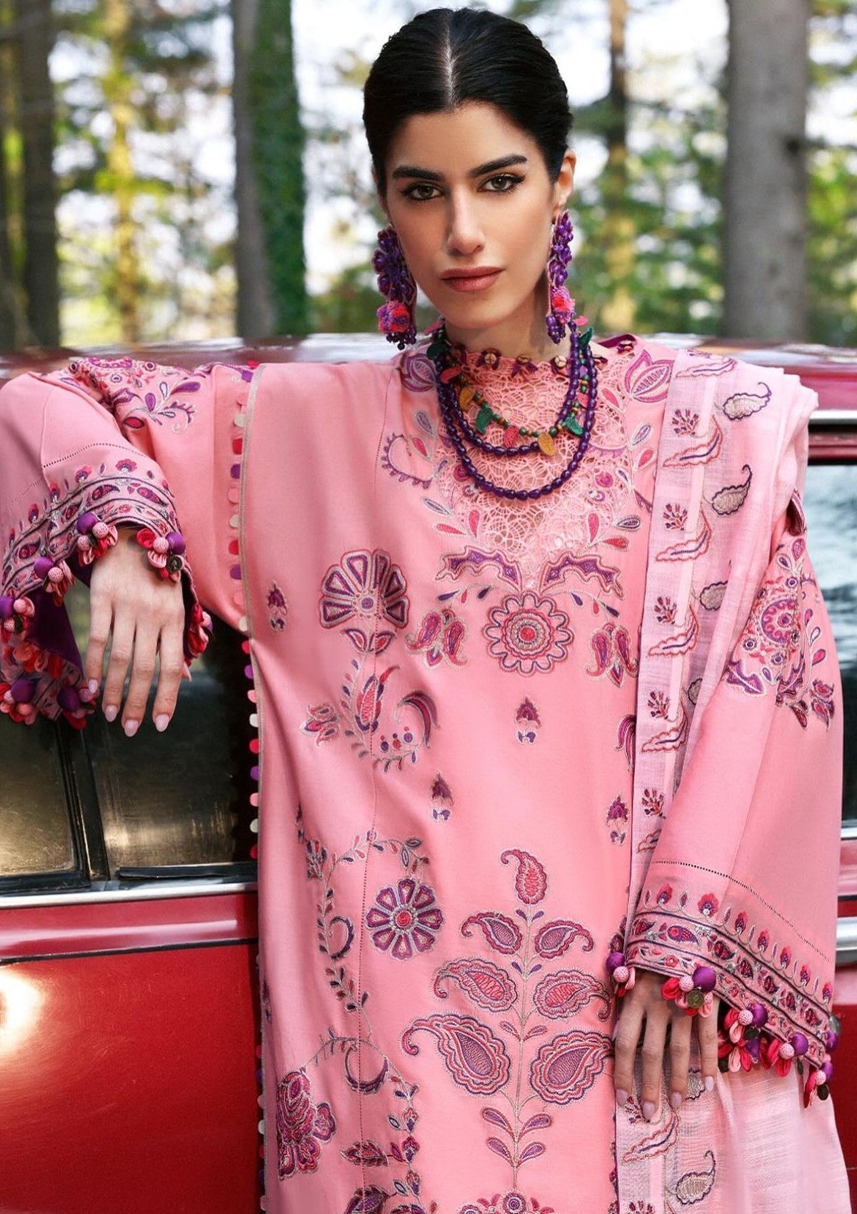 Lawn - Zaha - Unstitched Lawn 25 - ZARIAH (ZL25-09 B)