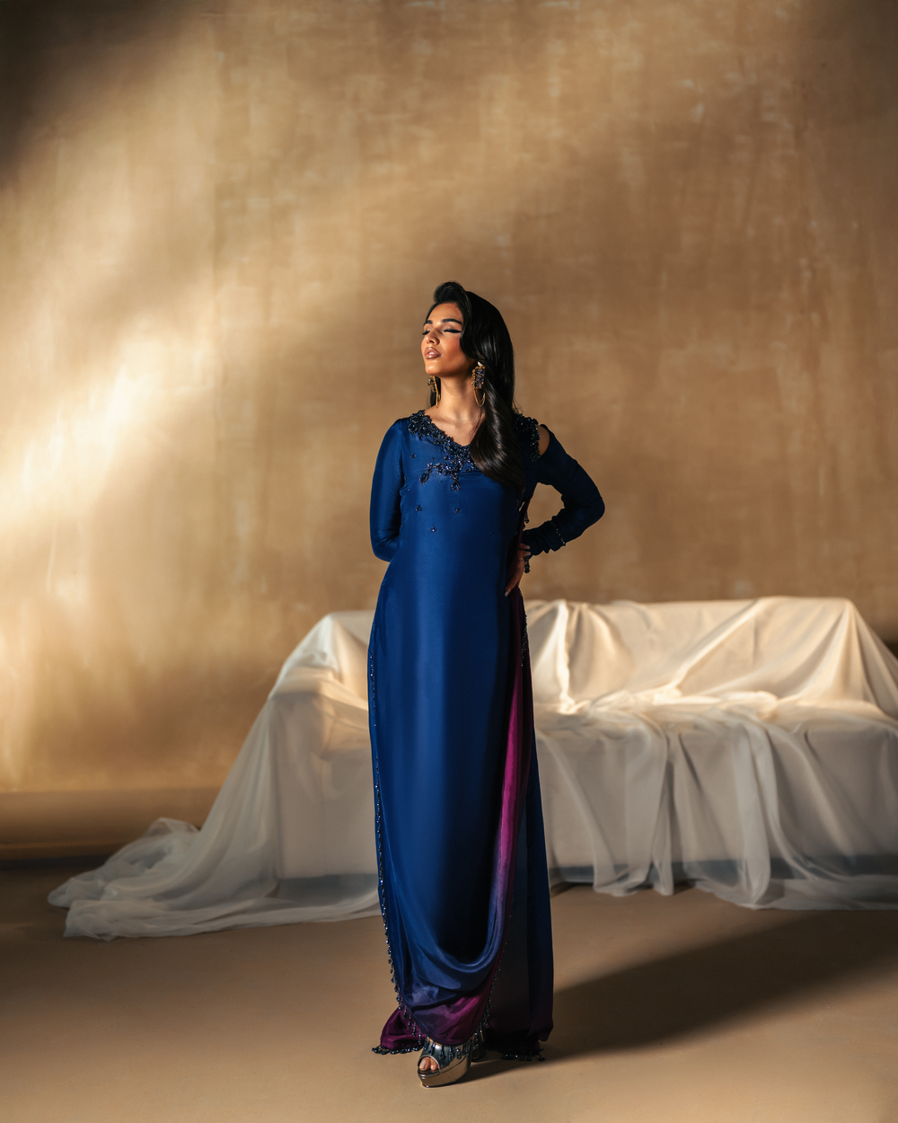 Vasal | Zyra Luxe Pret 26 | Sapphire drift - Official Vasal stockist in UK - Sakeena London
