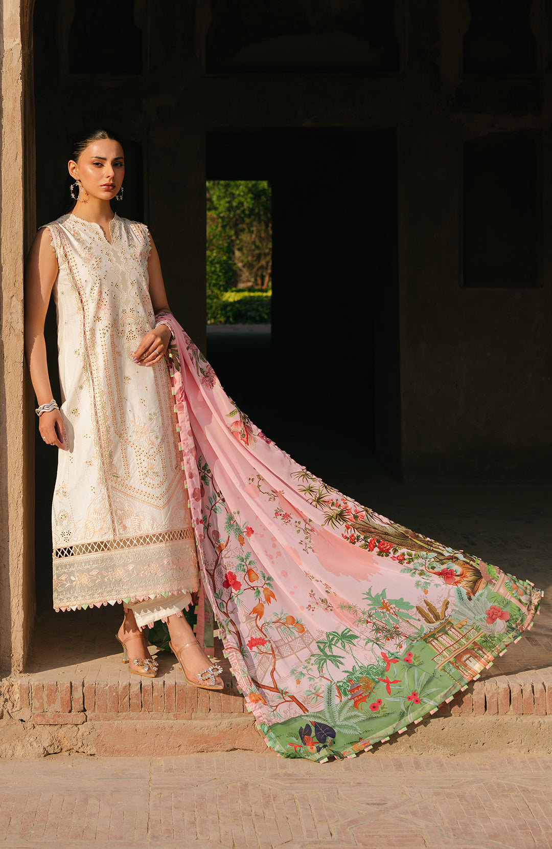 Fiona | Sarang Lawn 25 | Nevin - Official Fiona stockist in UK - Sakeena London
