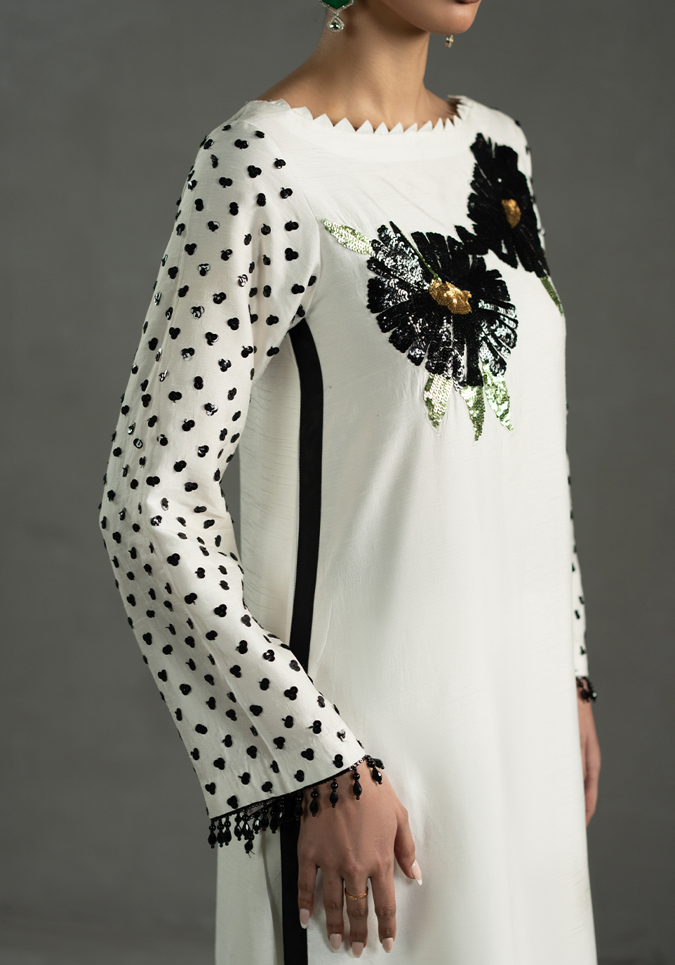 Zarqash | Silk Edit | ZQS 012 ESTELLA - Official Zarqash stockist in UK - Sakeena London