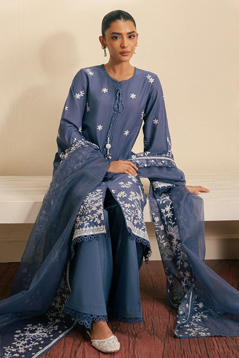 Cross Stitch | Embroidered Lawn Mahiri 24 | CRYSTAL FLORA - Official Cross Stitch stockist in UK - Sakeena London