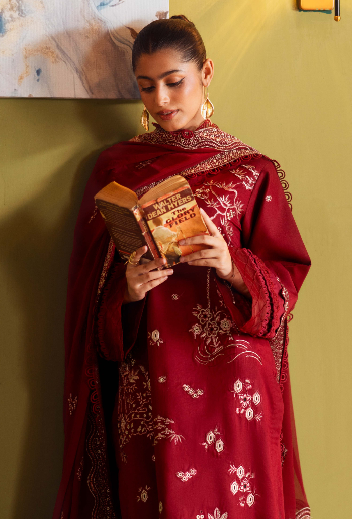 Humdum | Lala Rukh Lawn | Lalarukh - D01 - Official Humdum stockist in UK - Sakeena London