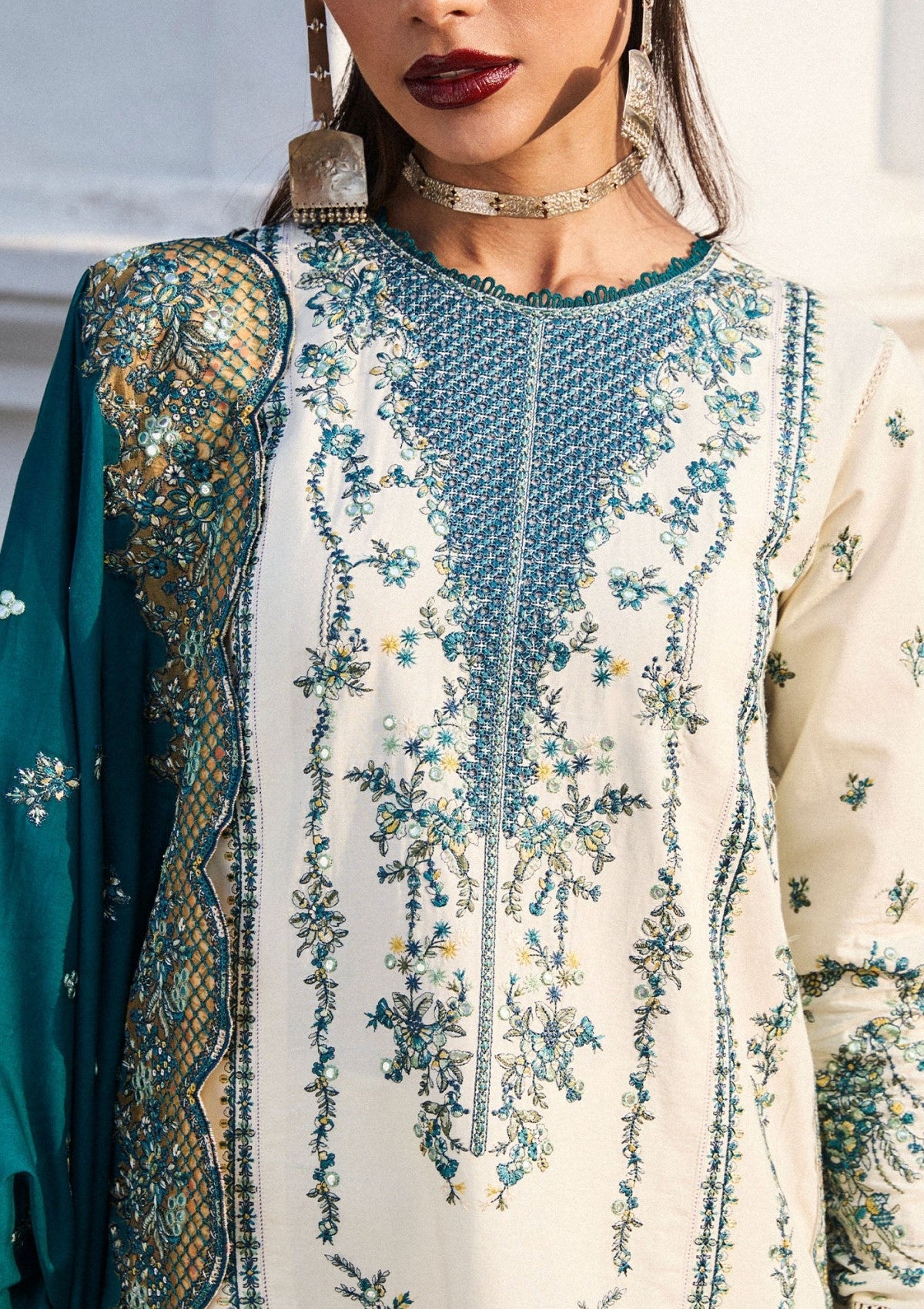 Lawn - Hussain Rehar - Luxury Lawn 25 - Veil