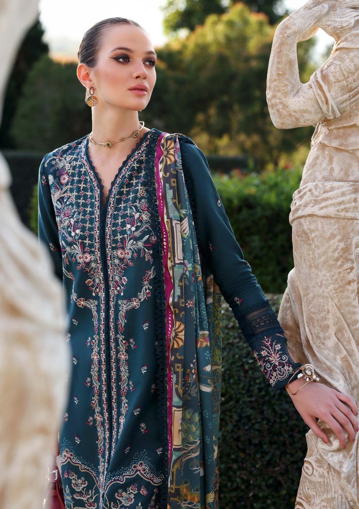Lawn - Kanwal Malik - Zaina - Unstitched 25 - Livia