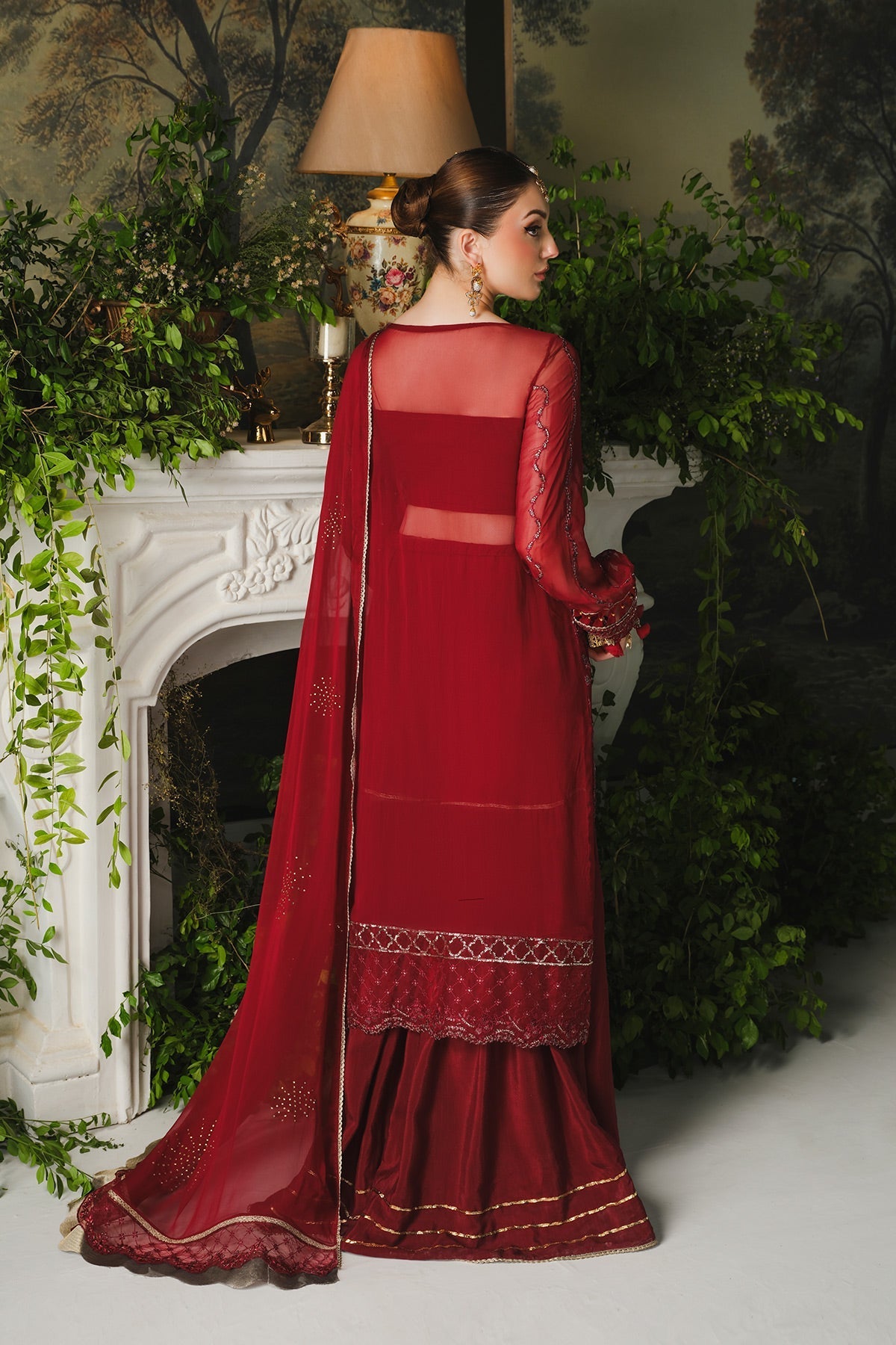 Paras by Pasha | Ayla Luxury Formals | PR106 Berry - Official Paras by Pasha stockist in UK - Sakeena London