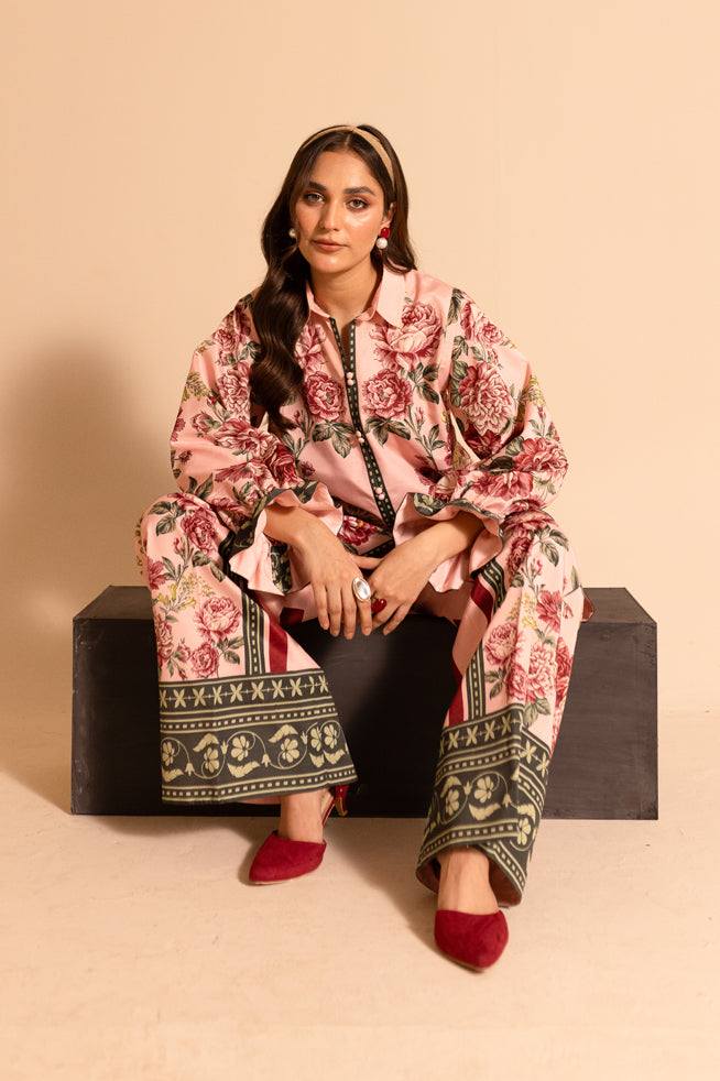 Fozia Khalid | Print Edit | Coral - Official Fozia Khalid stockist in UK - Sakeena London