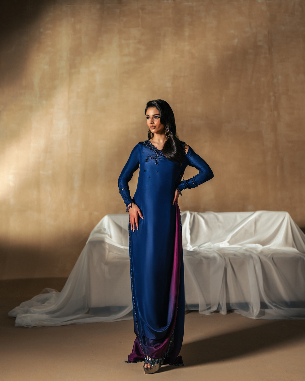 Vasal | Zyra Luxe Pret 26 | Sapphire drift - Official Vasal stockist in UK - Sakeena London