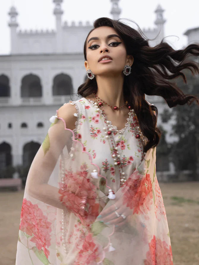 Faiza Faisal | Maya Luxury Lawn | Sandra - Official Faiza Faisal stockist in UK - Sakeena London