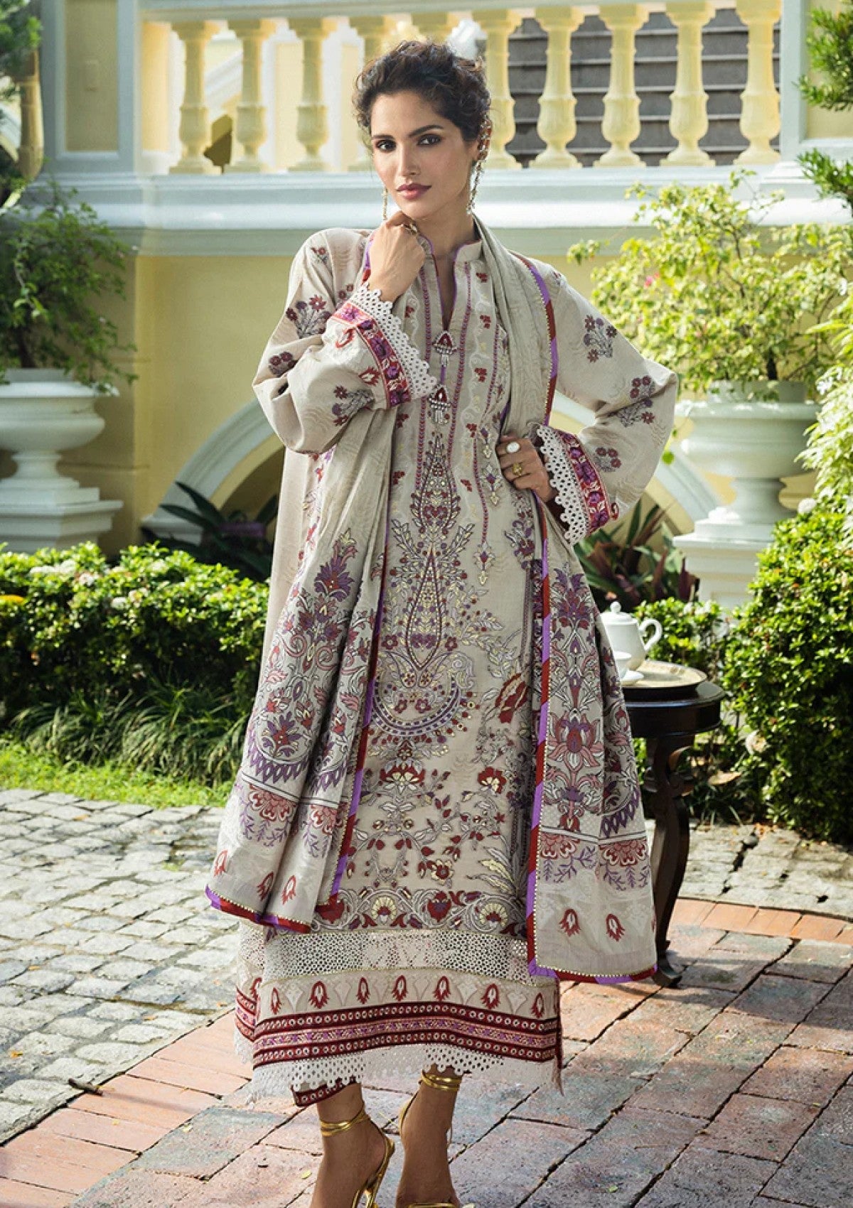 Lawn - Mushq - Seraph Jacquard - MSJ25#01 - Levana