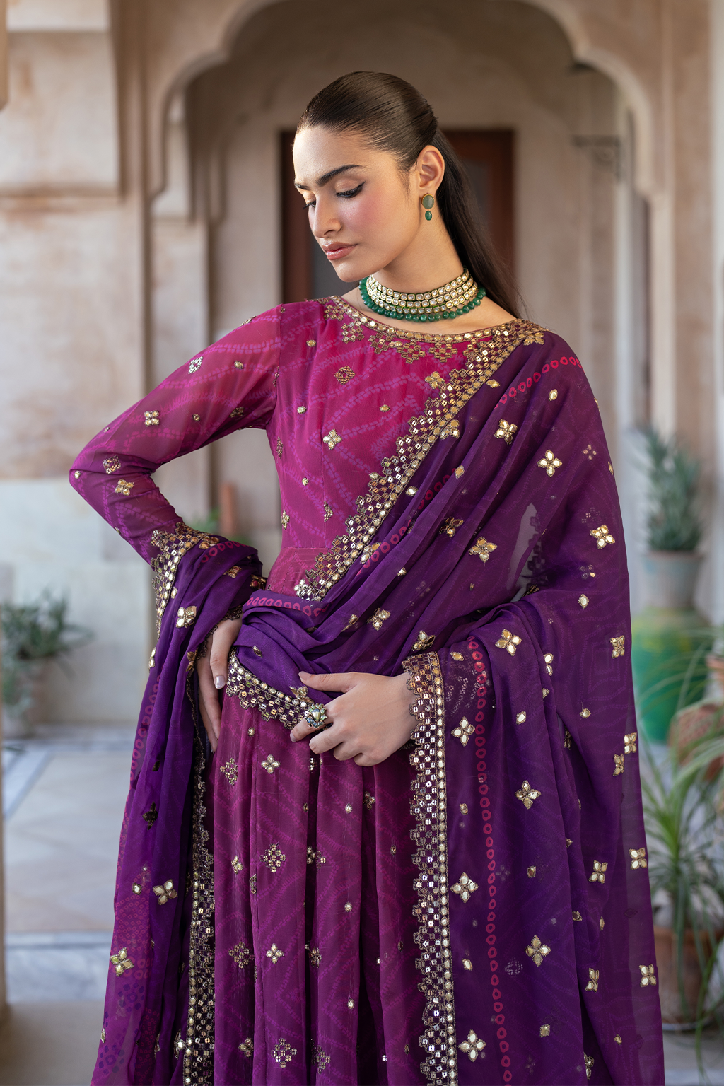 Iznik | Bandhani Collection | UE-327 - Official Iznik stockist in UK - Sakeena London