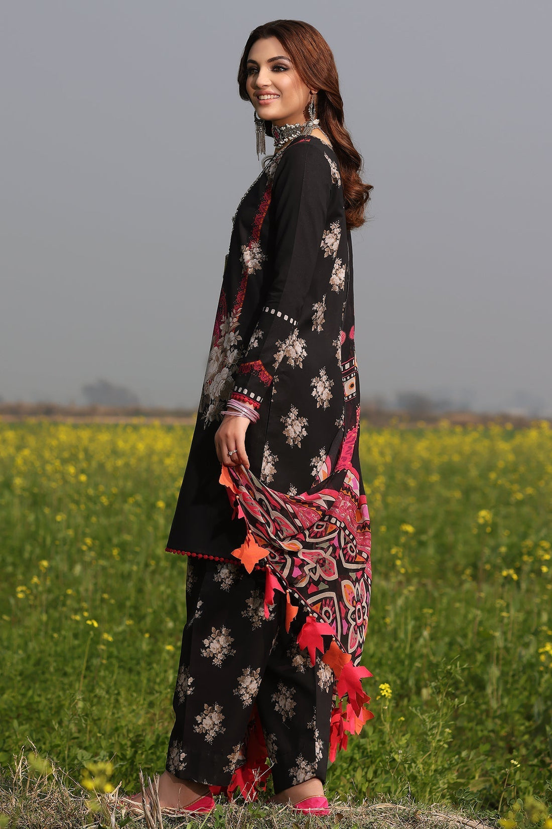 Charizma | Lawn Collection 24 | SP4-01 - Official Charizma stockist in UK - Sakeena London