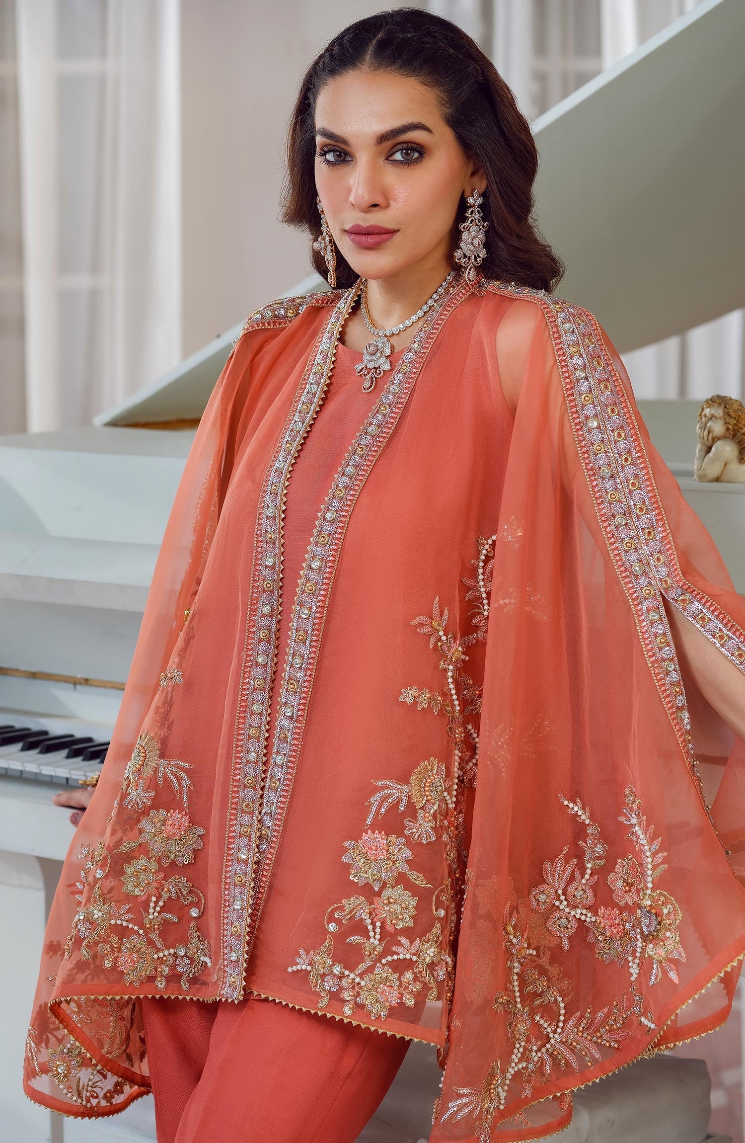 Mina Kashif | Luxury Pret | MK23-12-A/B - Official Mina Kashif stockist in UK - Sakeena London