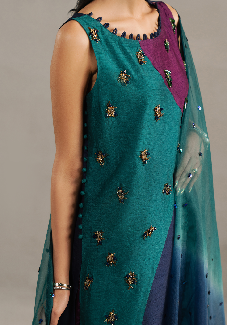 Zarqash | Silk Edit | ZQS 024 STARLETTE - Official Zarqash stockist in UK - Sakeena London