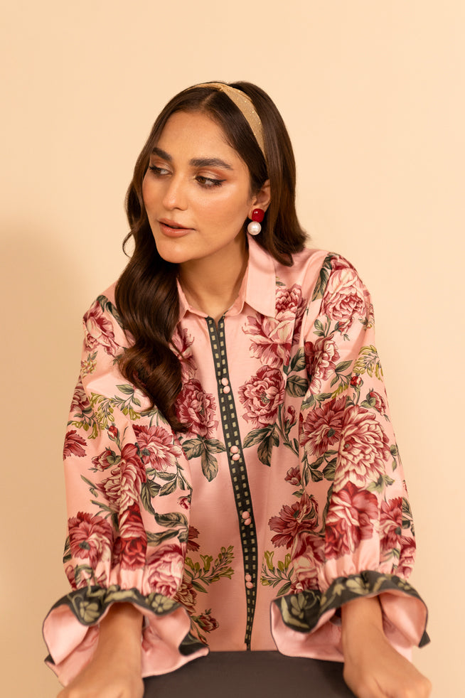 Fozia Khalid | Print Edit | Coral - Official Fozia Khalid stockist in UK - Sakeena London