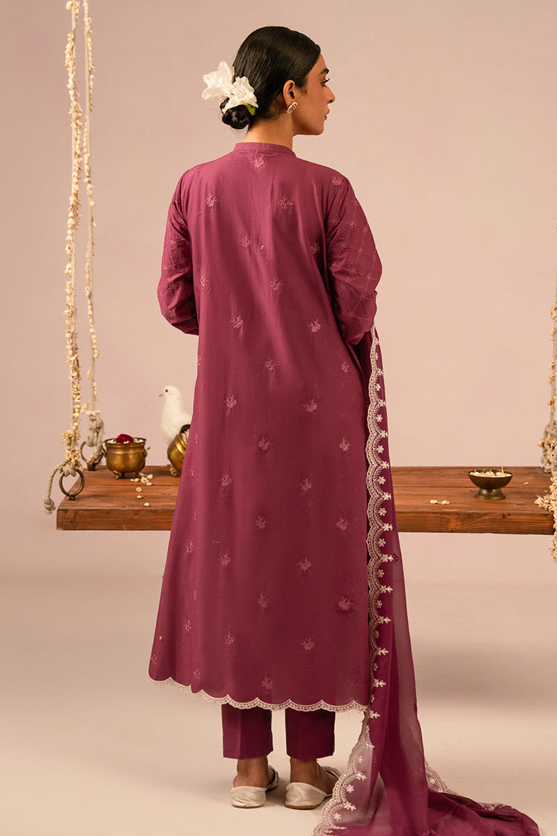 Cross Stitch | Mahiri Embroidered Lawn 24 | VIOLET QUARTZ - Official Cross Stitch stockist in UK - Sakeena London