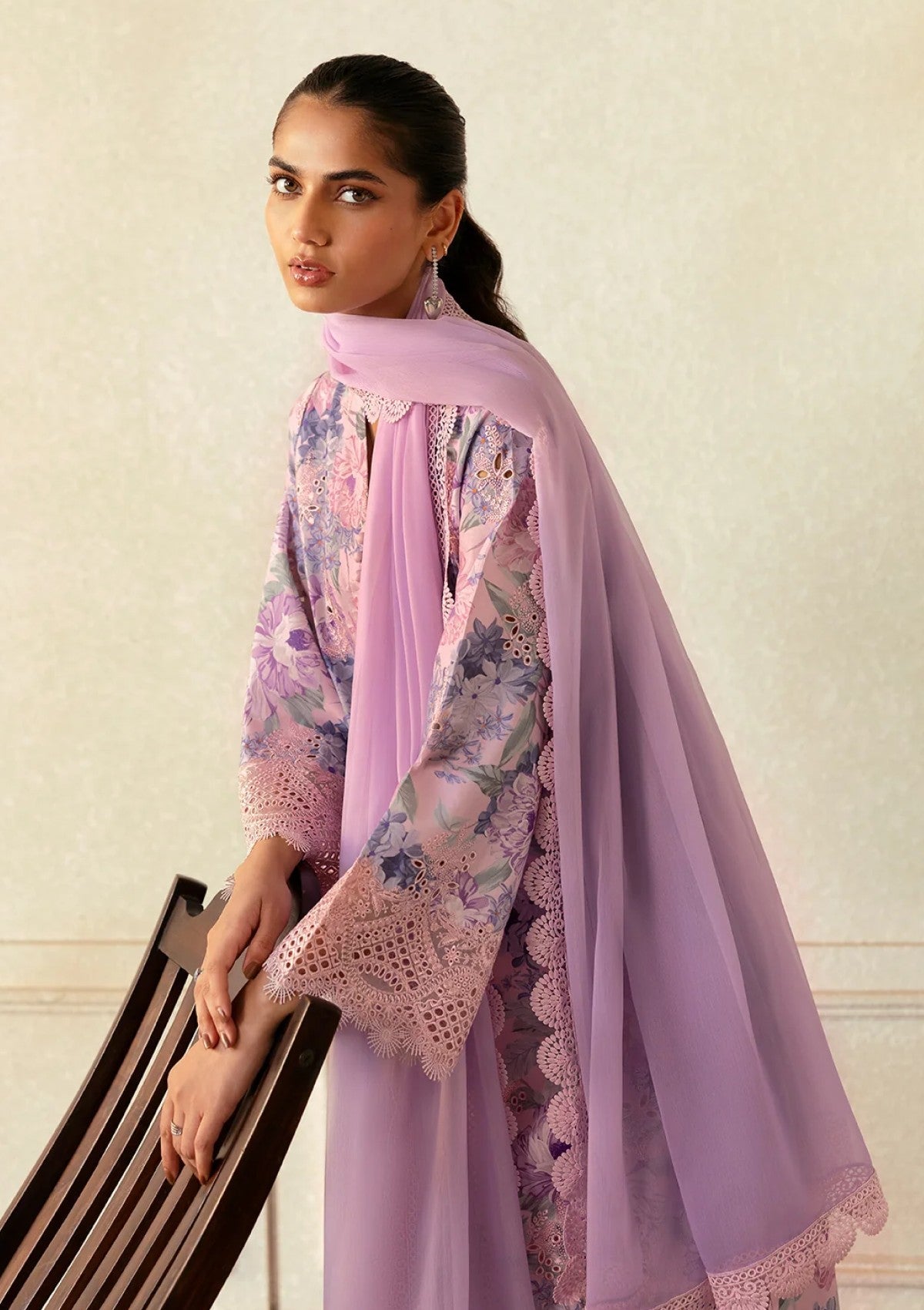 Lawn - Afrozeh - Day Break - Printed Kari - AL-25-V11-05