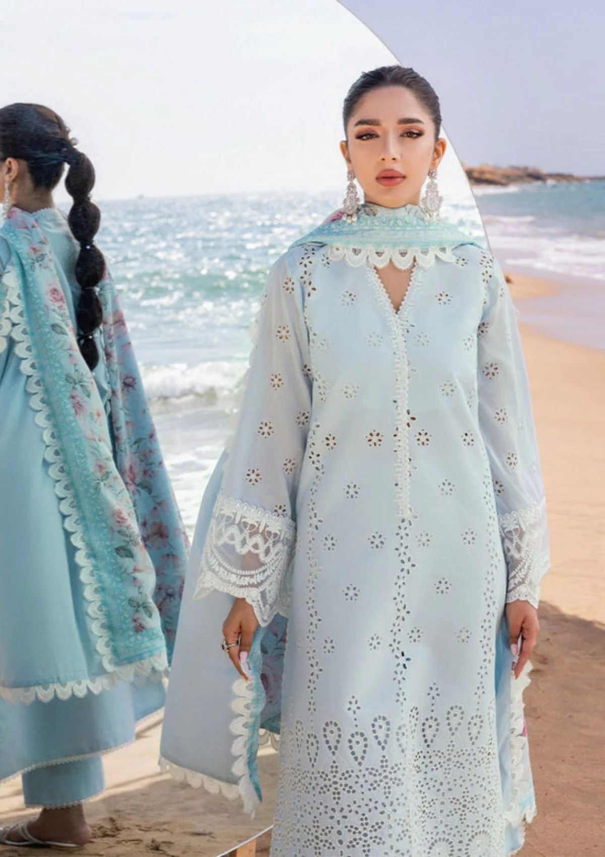 Lawn Collection - Zainab Chottani - Chikankari 24 - ZCC#2B - Nora