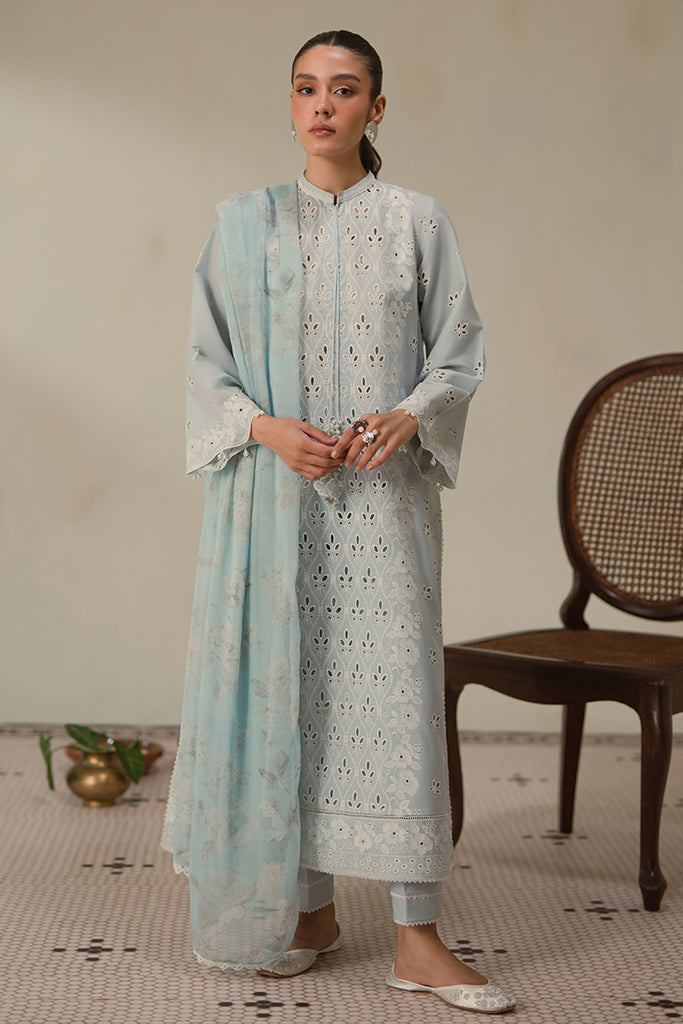 Cross Stitch | Chikankari Lawn 24 | BLUE FLAIR - Official Cross Stitch stockist in UK - Sakeena London