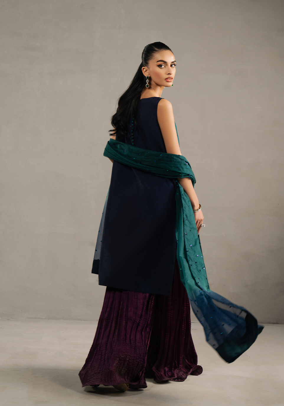 Zarqash | Silk Edit | ZQS 024 STARLETTE - Official Zarqash stockist in UK - Sakeena London