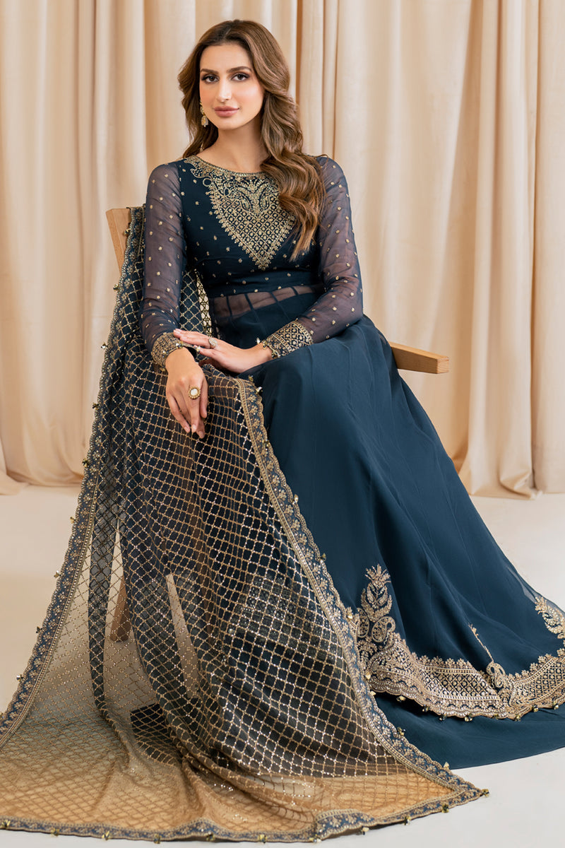 Jazmin | Formals Collection | CHIFFON UC-3047 - Official Jazmin stockist in UK - Sakeena London