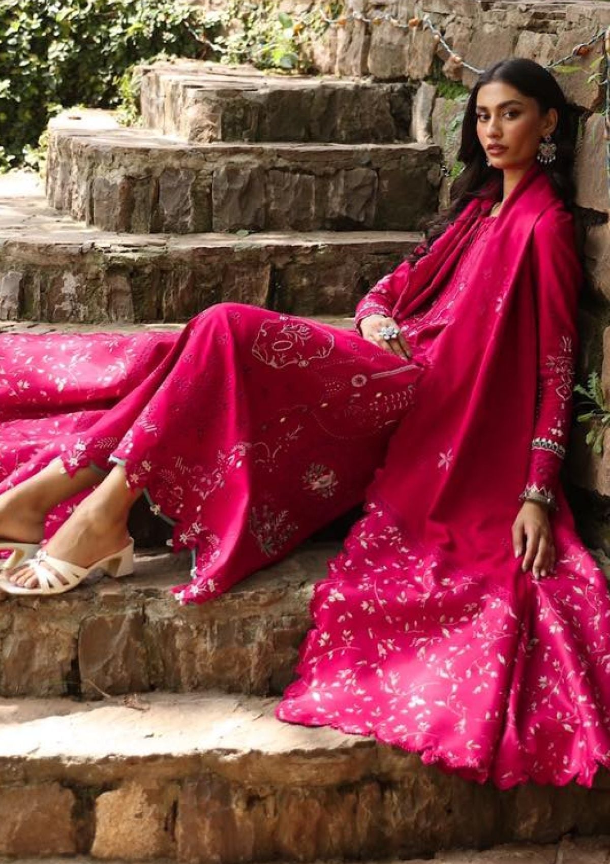 Winter Collection - Qalamkar - Qlinekari - Linen 24 - QLK24#07 - Neesa