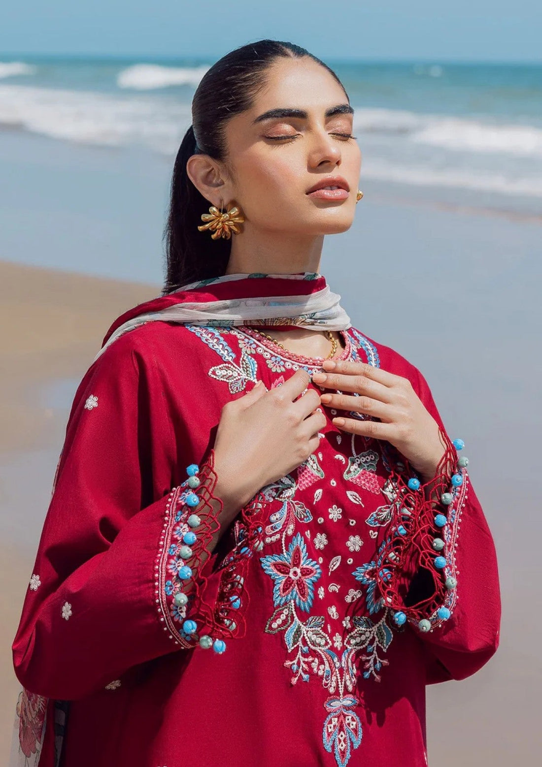 Lawn - Sadaf Fawad Khan - Everyday - Floral Paisley