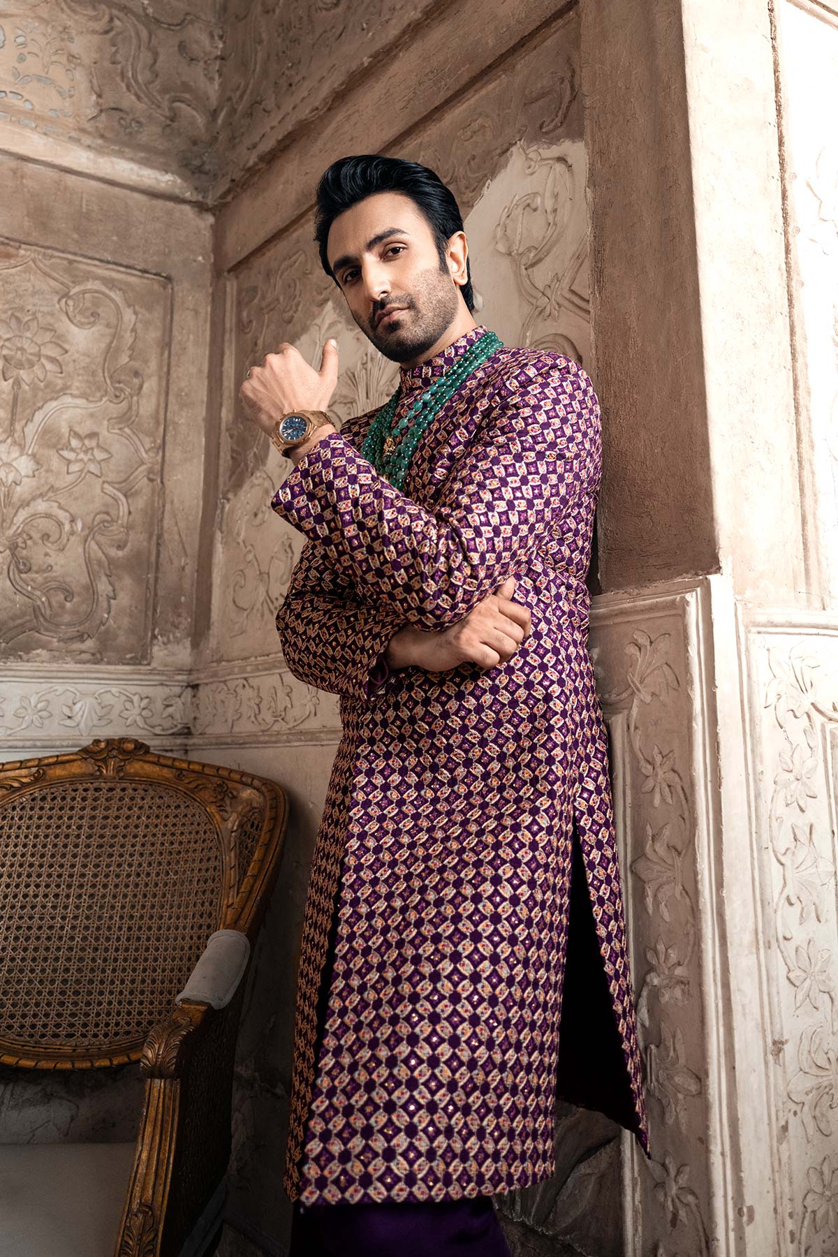 Pakistani Menswear | Mina Kashif | Jashn-e-Baharan - Official Sakeena London stockist in UK - Sakeena London