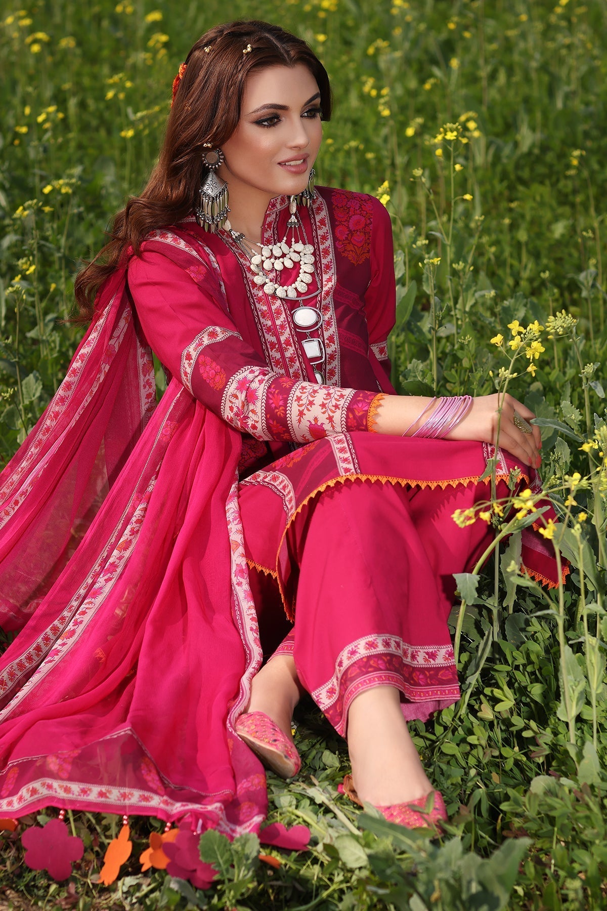 Charizma | Lawn Collection 24 | SP4-03 - Official Charizma stockist in UK - Sakeena London