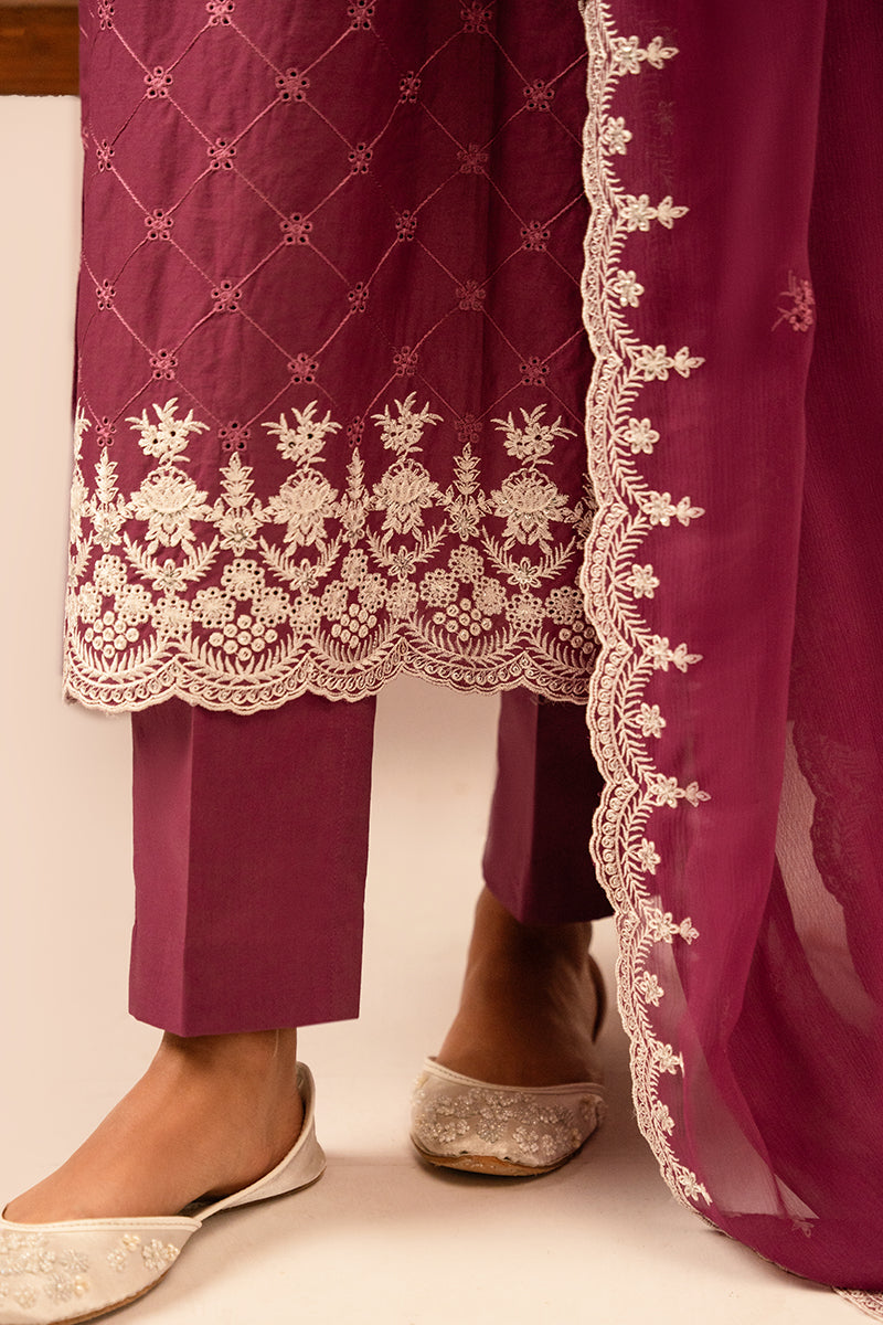 Cross Stitch | Mahiri Embroidered Lawn 24 | VIOLET QUARTZ - Official Cross Stitch stockist in UK - Sakeena London